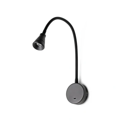 Afbeelding van Faro Lighting Bel LED Indoor Wandlamp Leeslamp Zwart