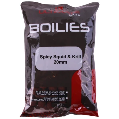 Afbeelding van Ultimate Baits Boilies 20mm 1kg Spicy Squid &amp; Krill
