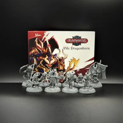 Afbeelding van Bloodfields: Vile Dragonborns Starter Set Miniatuur Spel Engelstalig Titan Forge