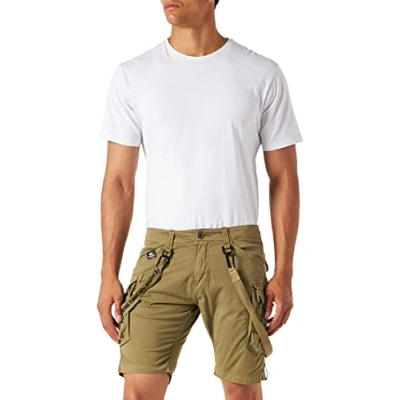 Afbeelding van Alpha Industries Utility Shorts, Heren, Maat: 36, Olive
