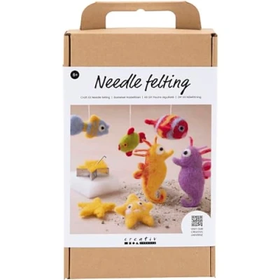 Afbeelding van Creativ Company Hobbyset Naaldvilten Zeedieren