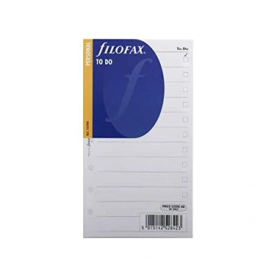 Afbeelding van Filofax vulling personal to do notitiepapier wit