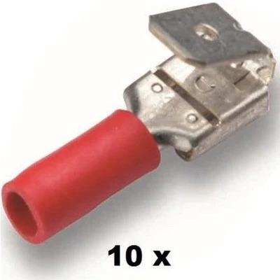 Afbeelding van Cimco vlakstekerhuls met aftak geisoleerd 0,5 1mm2 6,3X0,8 zak 10