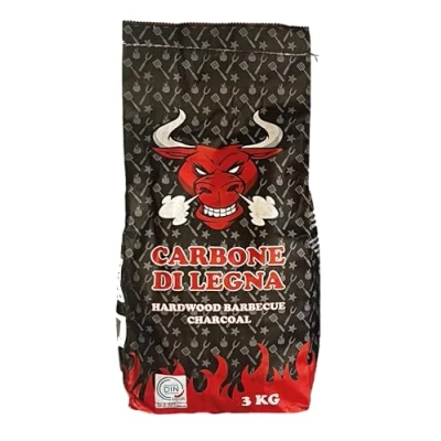 Afbeelding van TORO Houtskool voor barbecue, bestaande uit zeer hard hout Zuid Afrika en Namibië, grillkolen, ideaal elk type koken, middelgroot, 3 kg