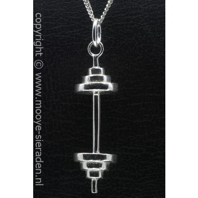 Afbeelding van Zilveren Halter XL ketting hanger