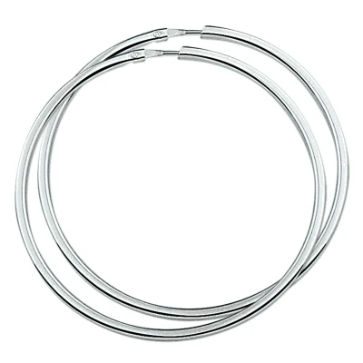 Afbeelding van Huiscollectie Zilver 1304851 Oorbellen horloge Zilverkleur 48.0 mm diameter