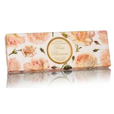 Afbeelding van Saponificio Artigianale Fiorentino Rose Blossom Soap 3ST