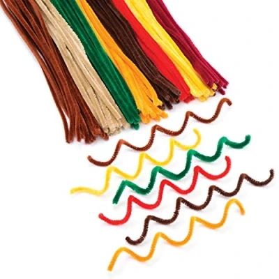 Afbeelding van Baker Ross AV613 Pijpenreiniger, voordeelverpakking, creatieve schilderbenodigdheden voor kinderen, knutselwerk en decoraties (120 stuks),gesorteerd