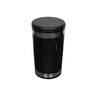 Afbeelding van MSV Wasmand Dubai rvs metaal zwart 46 liter compartiment 35 x 60 cm Wasmanden