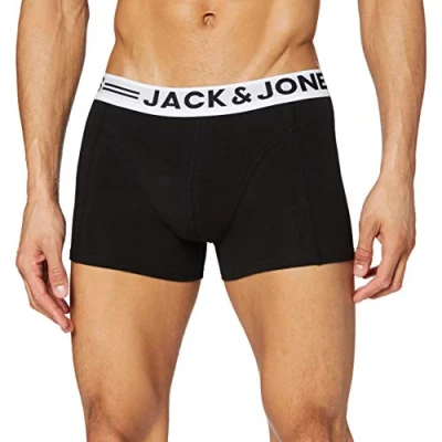 Afbeelding van Jack &amp; Jones Trunks Sense Unterhose Onderbroeken, Heren, Maat: Large, Schwarz
