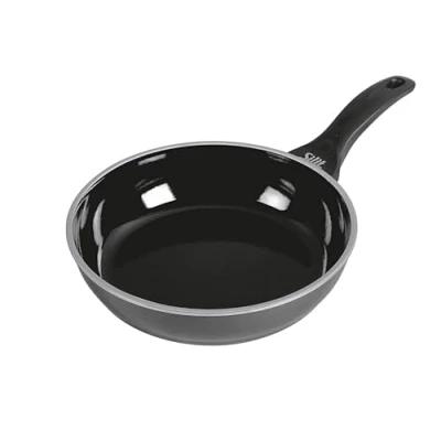 Afbeelding van Silit 2110181835 Professionele koekenpan 24 cm hoog, Silargan functioneel keramiek, inductie, kunststof handvat, zwart, 2,2 l