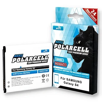 Afbeelding van Polarcell EB B600BU Li ion batterij voor Samsung Galaxy S4 i9500 / i9502 i9505, 2900 mAh, incl. NFC antenne