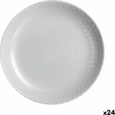 Afbeelding van Luminarc Dessertbord Pampille Granit Grijs Glas 19 Cm Strips (24 Stuks)