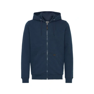 Afbeelding van Solid Sdaupo Sweater met rits, Heren, Maat: 3XL, Insignia blue