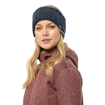 Afbeelding van Jack Wolfskin Highloft Oorwarmers, Dames, Maat: Medium, Night blue