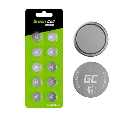 Afbeelding van CR2025 Knoopcel Lithium 3 V 160 mAh Green Cell 5 stuk(s)
