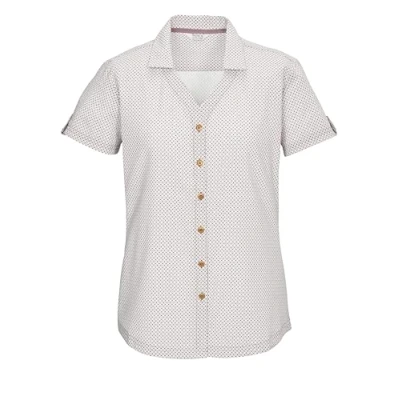 Afbeelding van killtec dames Functionele blouse met korte mouwen KOS 46 WMN WVN SHRT, woodrose, 36, 42842 000
