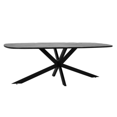 Afbeelding van Silvi Eetkamertafel zwart 220 cm