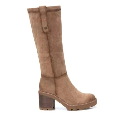 Afbeelding van Refresh 172123 Kniehoge dameslaarzen, Taupe, maat 41, 41 EU