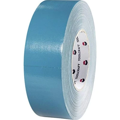Afbeelding van TOOLCRAFT 829B48L50C Textieltape Blauw, Grijs (l x b) 50 m 48 mm 1 stuk(s)