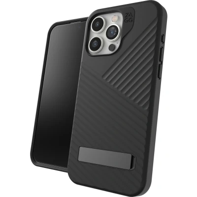 Afbeelding van Apple iPhone 15 Pro Max MagSafe Hoesje Kunststof ZAGG Hardcase/Backcover Zwart Telefoonhoesje Shockproof/Valbescherming