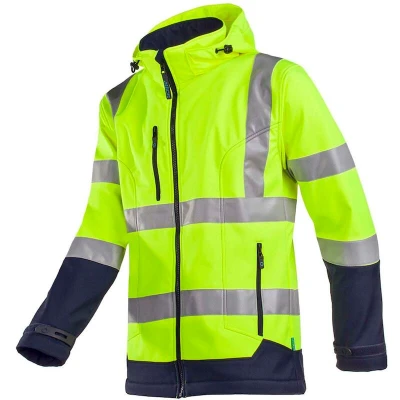 Afbeelding van Softshell Fuller Geel/marine, Maat EEL