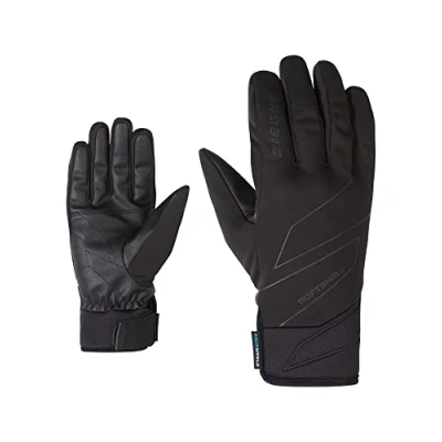 Afbeelding van Ziener Heren Ilion Vrijetijds / functionele/outdoor handschoenen Soft Shell, winddicht, waterdicht, zwart, 11