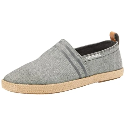 Afbeelding van Tommy Hilfiger Stripe Espadrilles, Heren, Maat: 40, Black