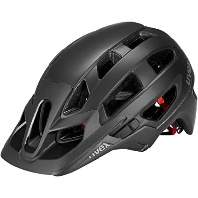 Afbeelding van uvex finale 2.0 veilige MTB helm voor dames en heren individueel passysteem uitbreidbaar met led licht black matt 56 60 cm