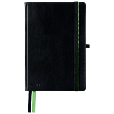 Afbeelding van Notitieboek Leitz Complete A5 160blz 100gr lijn zwart