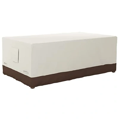 Afbeelding van Amazon Basics Afdekking voor eettafel, 190,5 cm, M, beige/lichtbruin, JC126