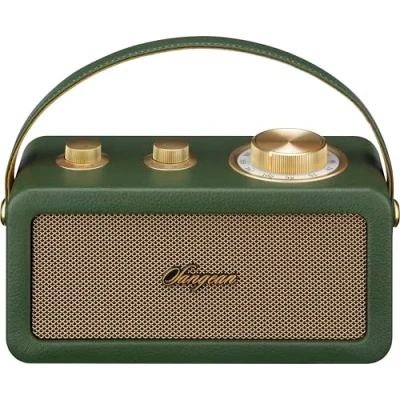 Afbeelding van Sangean RA 101 Forest Gold draagbare FM radio met bluetooth en aux speaker oplaadbaar bos goud