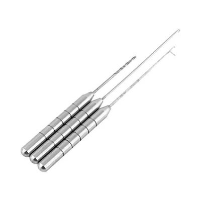 Afbeelding van Visnaald, karper boilie, 3 stuks boilie naalden karpervissen set visaas naald aluminiumlegering vervanging voor het maken van platforms