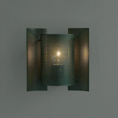 Afbeelding van Northern Butterfly Perforated Wandlamp Donkergroen