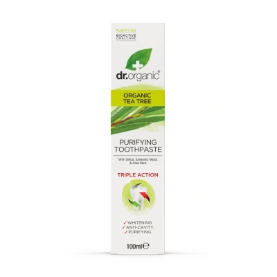 Afbeelding van 1+1 gratis Dr. Organic Tea Tree Tandpasta 100ml