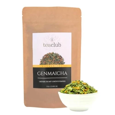 Afbeelding van Genmaicha Thee los 100g, Japanse Groene met rijst, Kirishima Japan thee, Teaclub