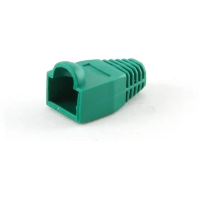 Afbeelding van Netwerkplug huls voor RJ45 connectoren kabel tot 6 mm 100 stuks / groen