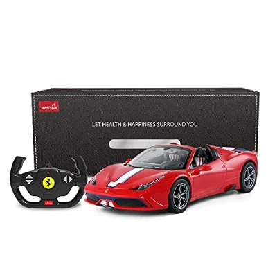 Afbeelding van RASTAR Ferrari afstandsbediening auto, 1/14 458 Special Een rode speelgoedauto cabriolet, automatisch openen / sluiten