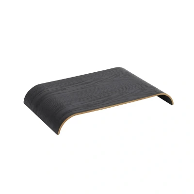 Afbeelding van AYTM Curva dienblad, zwart, 41 x 25 5 cm, hout
