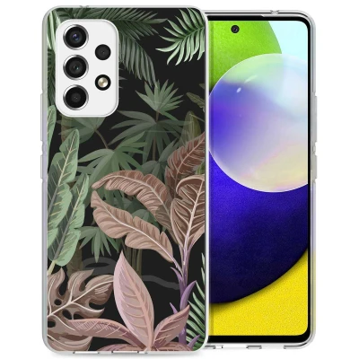 Afbeelding van Samsung Galaxy A53 Hoesje Siliconen en TPU (zacht) iMoshion Softcase/Backcover Groen Telefoonhoesje