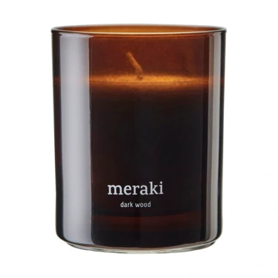 Afbeelding van Meraki Geurkaars Dark Wood