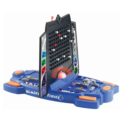 Afbeelding van Lexibook, Nimitz Force, Zeeslagspel, Geluids en lichteffecten, 3 jokers tot je beschikking, Werkt op batterijen, Blauw/Zwart, GT2500