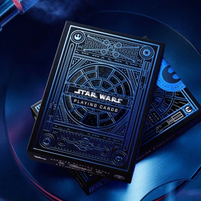 Afbeelding van SOLOMAGIA Star Wars Light Side (BLAUW) Speelkaarten van Theory11