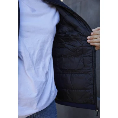 Afbeelding van Clique Padded Hoody Softshell Heren Maat M Groen