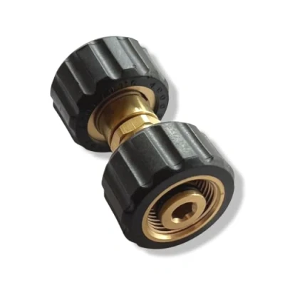 Afbeelding van M&amp;M Smartek Slangaansluiting M22 IG (binnendraad) 6 cm lang voor/compatibel met Kärcher K HD HDS &amp; Kränzle hogedrukreiniger tot 275 bar / 93 C
