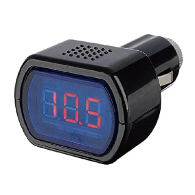 Afbeelding van ZIYAN LED sigarettenaansteker batterij tester voltmeter auto spanningsindicator 12V 24V