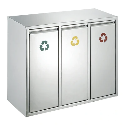 Afbeelding van Recycling Afvalbak 3 x 8 liter