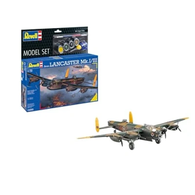 Afbeelding van 1:72 Revell 64300 Avro Lancaster Mk.I/III Propeller Vliegtuig Model Set Plastic Modelbouwpakket