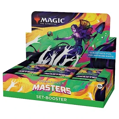 Afbeelding van Magic: The Gathering Commander Masters Set Booster Display, 24 Boosters (360 Magic kaarten Duitse versie)