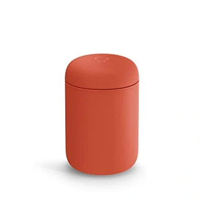 Afbeelding van Fellow Carter Everywhere Travel Mok Brede Mond Vacuüm Geïsoleerde Roestvrij Staal Koffie en Thee Tumbler met Keramische Interieur, Corduroy Rood, 12oz Cup